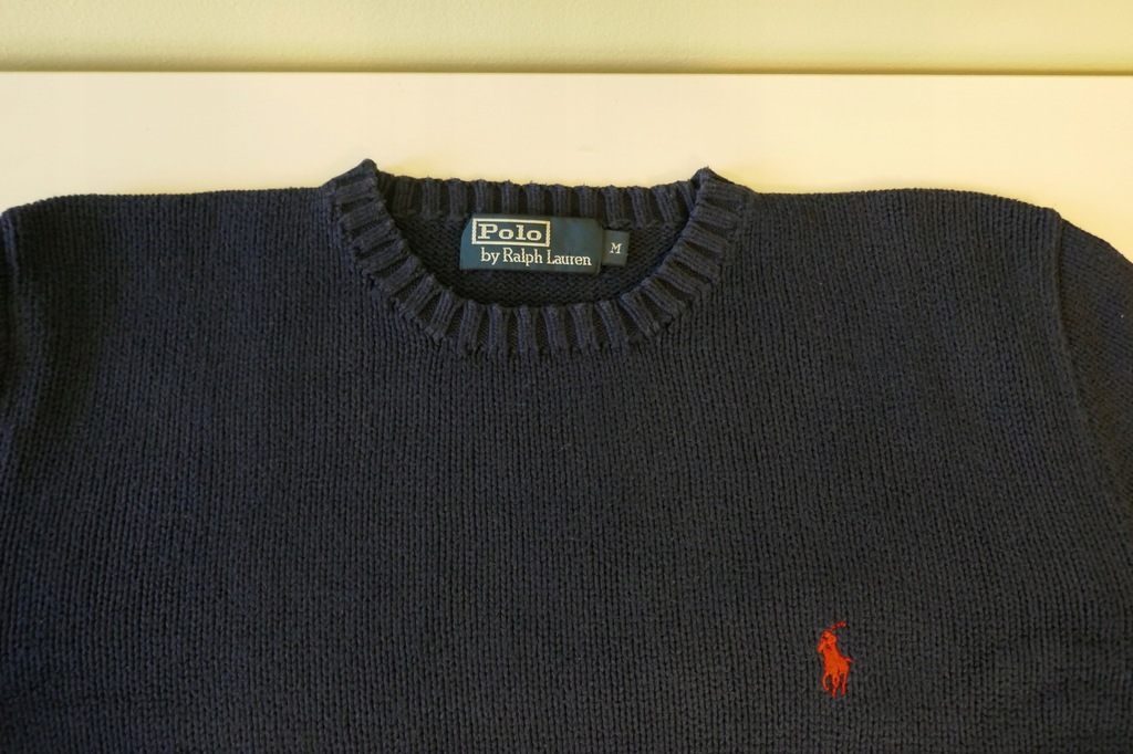 SWETER GRANATOWY RALPH LAUREN