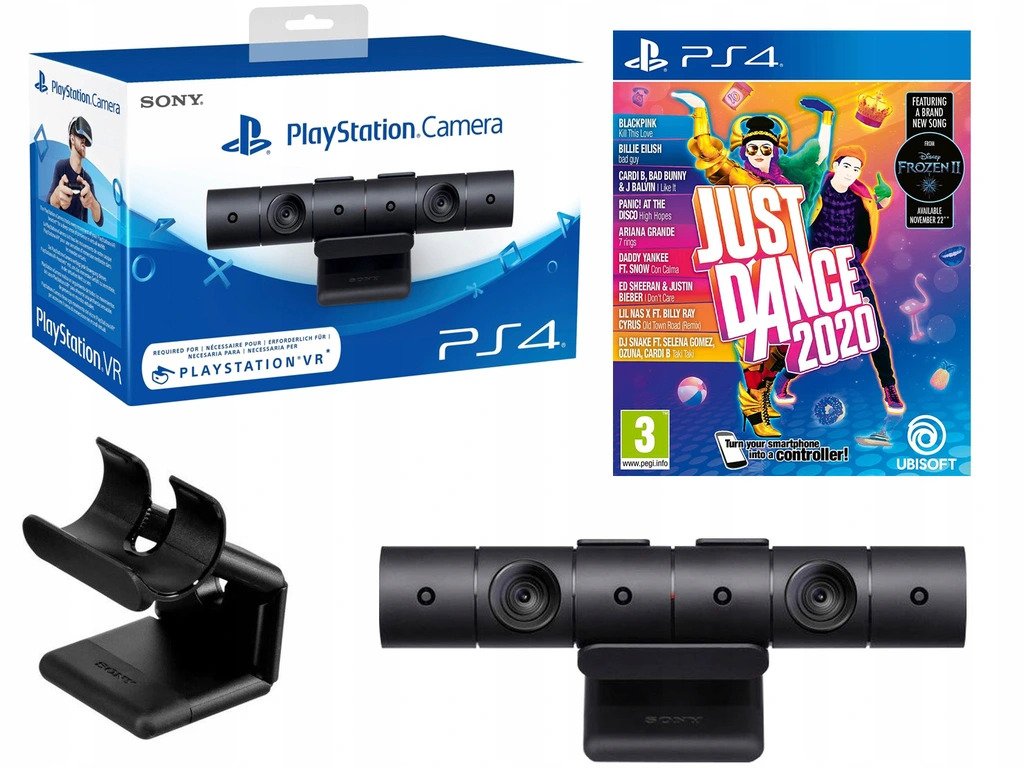 Kamera PS4 + PS5 Sony V2 + gra Just Dance 2020 10950053684