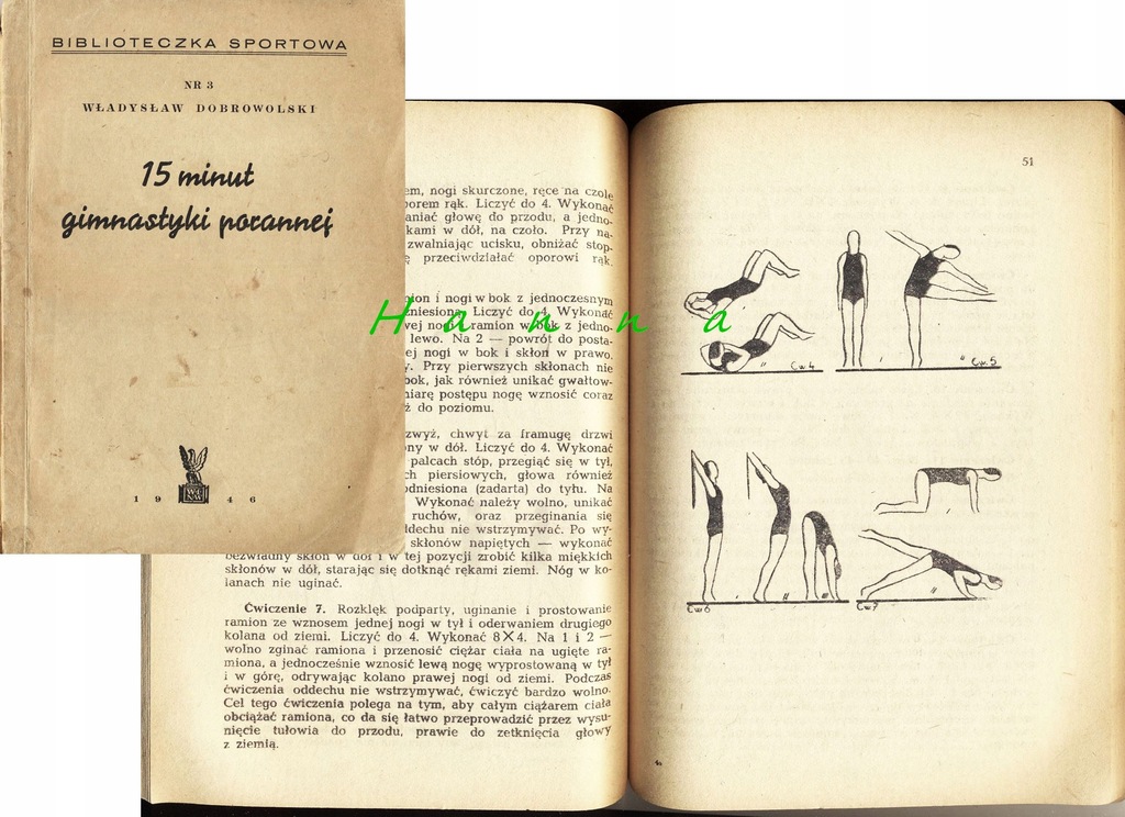 15 minut gimnastyki porannej 1946 Dobrowolski