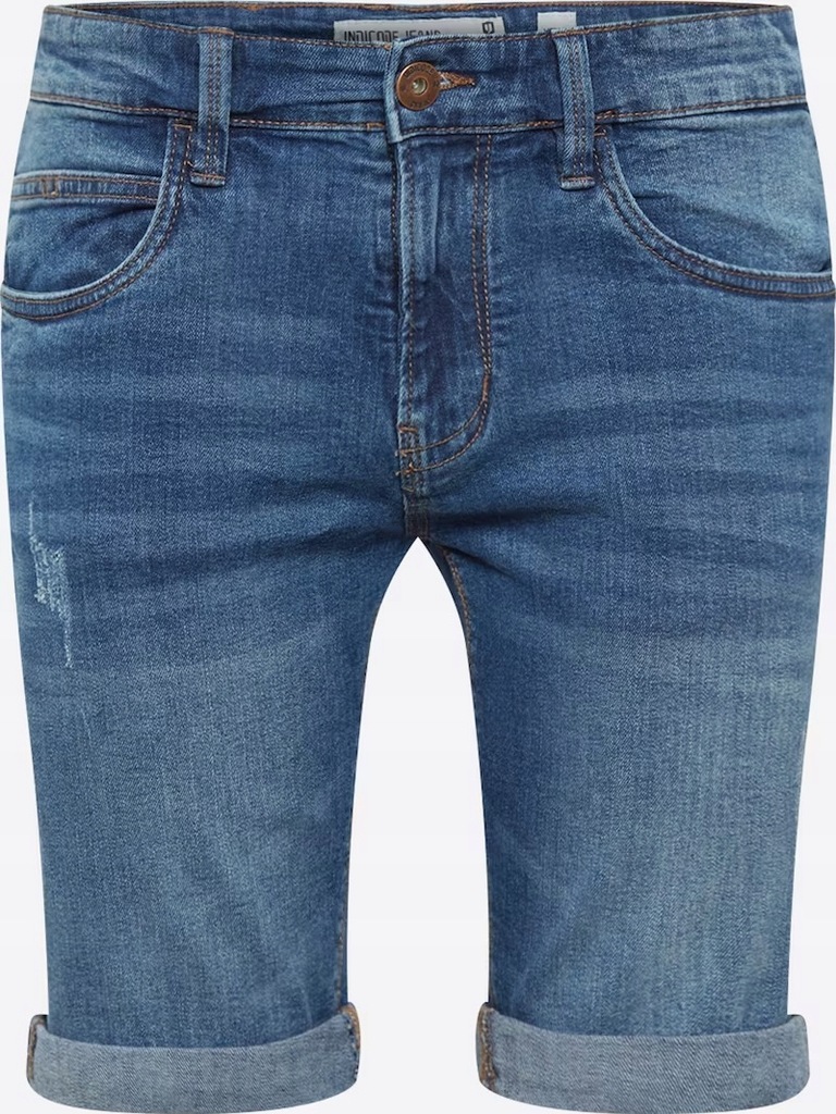 Męskie Szorty jeansowe INDICODE Slim fit ,Kaden , Niebieskie, rozmiar XXL