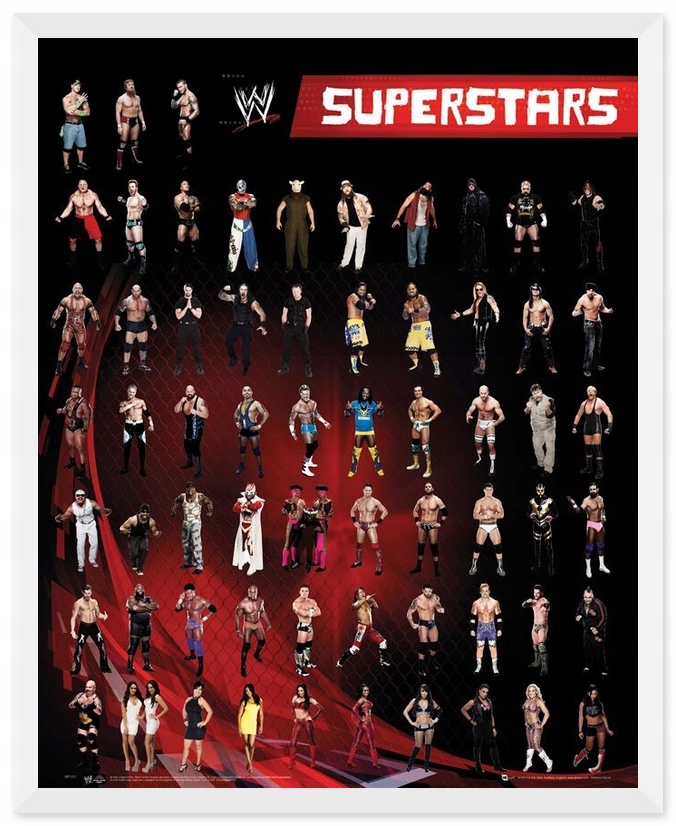Купить Персонажи WWE Superstars Постер фильма 40x50 см: отзывы, фото, характеристики в интерне-магазине Aredi.ru