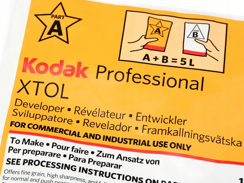 Купить Проявитель черно-белой пленки Kodak XTOL 5l.: отзывы, фото, характеристики в интерне-магазине Aredi.ru