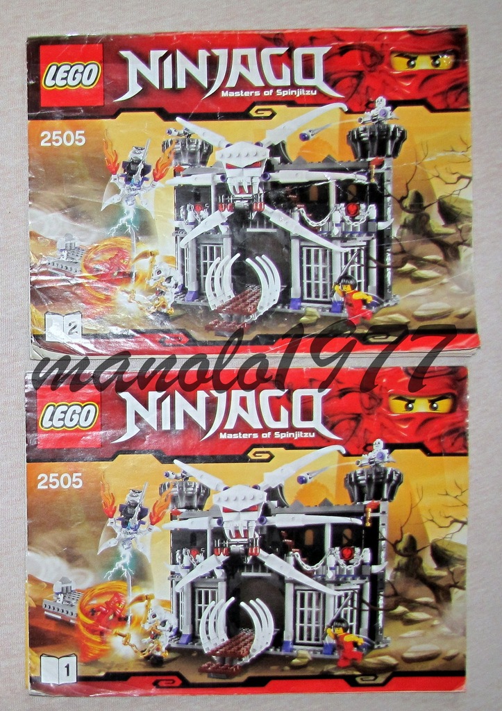 LEGO NINJAGO 2505 Mroczna Forteca Garmadona 7670467097 oficjalne