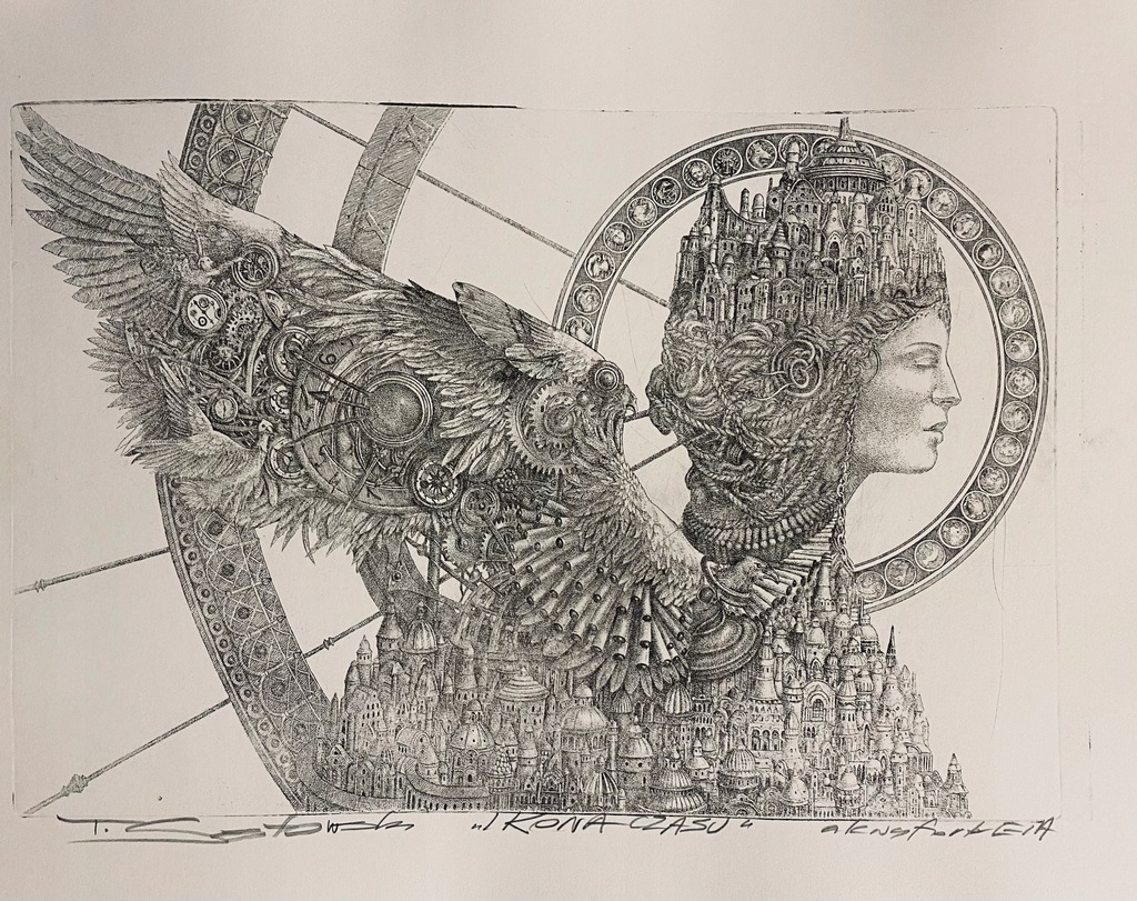 Tomasz Sętowski - Grafika / Akwaforta IKONA CZASU