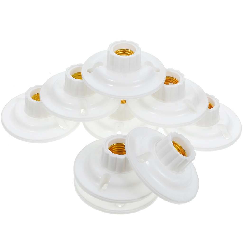 REPLACEMENT LIGHT BULB SOCKET FLAME RETARDANT LAMP HOLDER 11.2X11.2X4CM