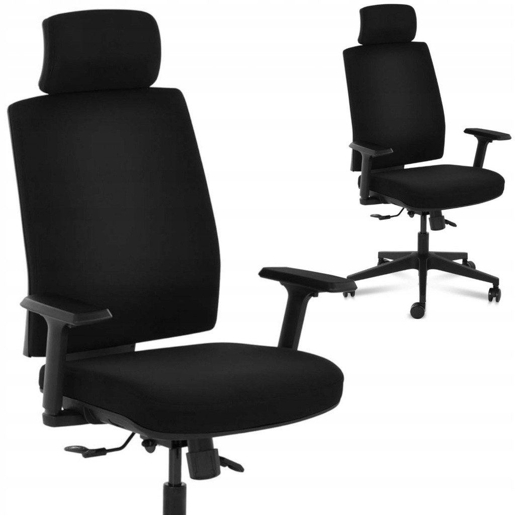 Krzesło fotel biurowy ergonomiczny obrotowy z zagł