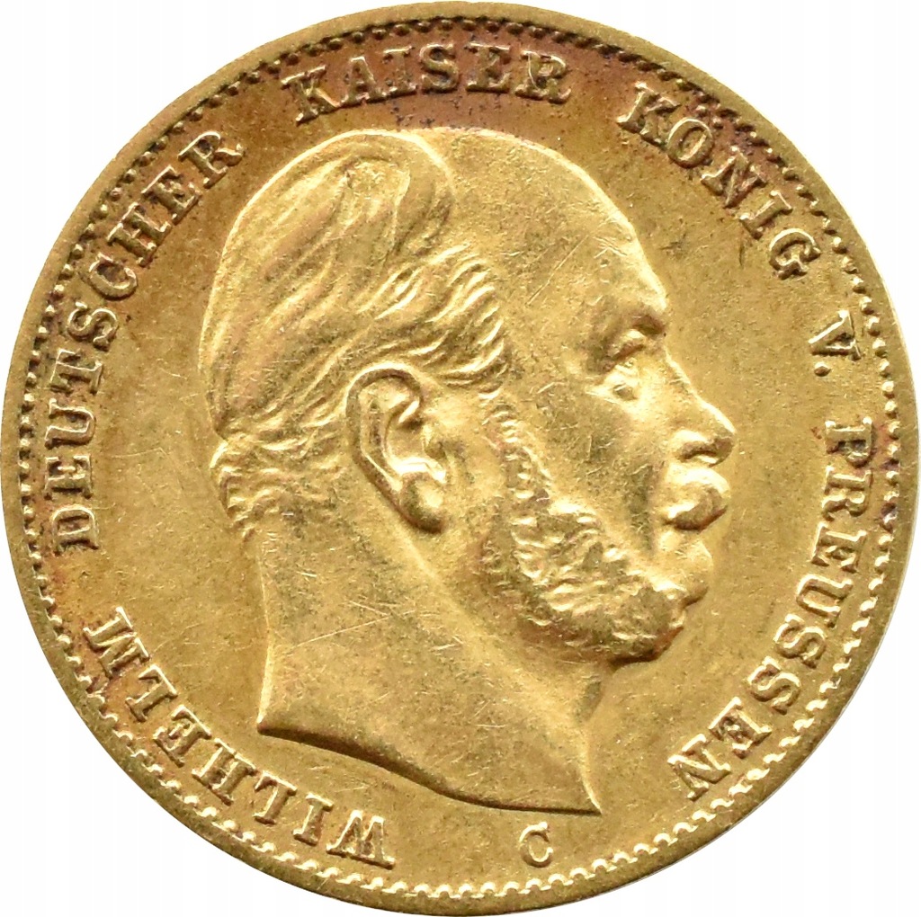 PRUSY, WILHELM I, 10 MAREK 1872 C, Frankfurt nad Menem - 15746034769 ...