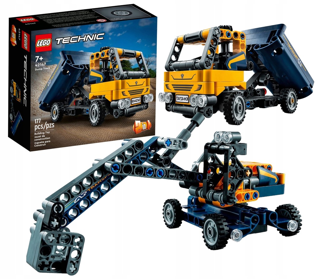 KLOCKI LEGO Technic 42147 Wywrotka Koparka 2w1 ZESTAW NA PREZENT DLA NIEGO