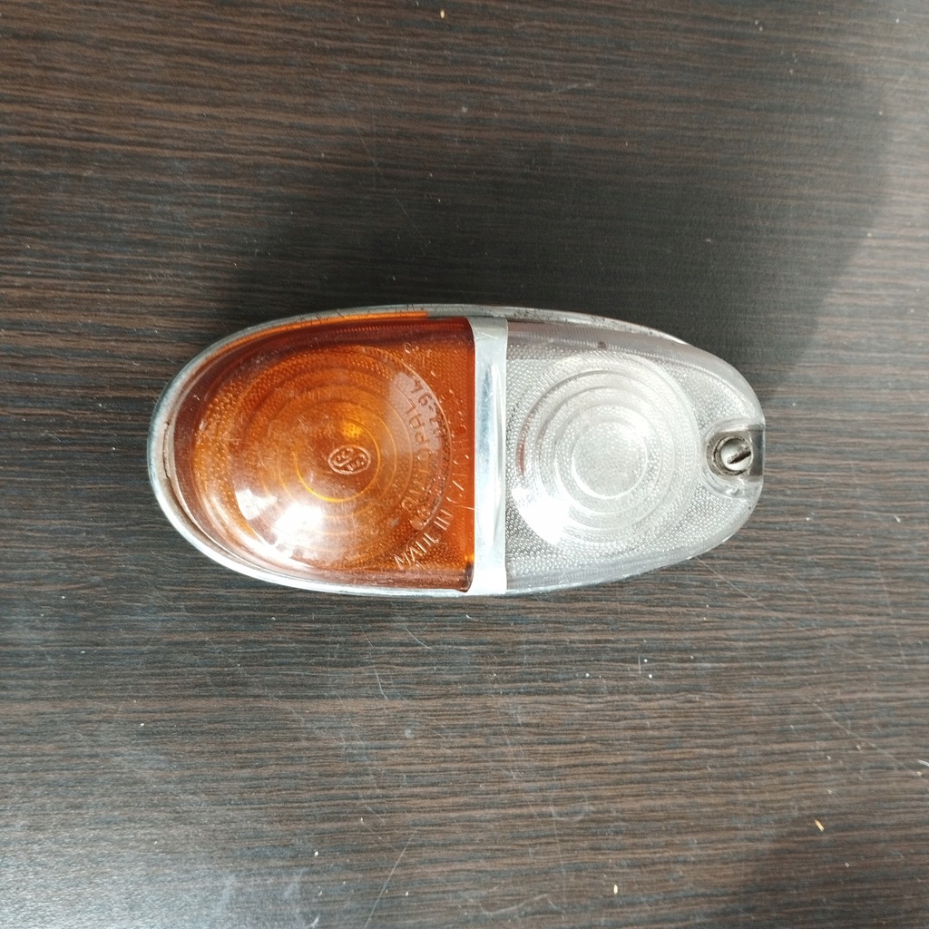 Lampa boczna,biało-pomarańczowa Jawa PRL 250, 350