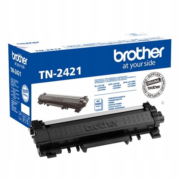 Brother oryginalny toner TN2421, black, 3000s, Bro