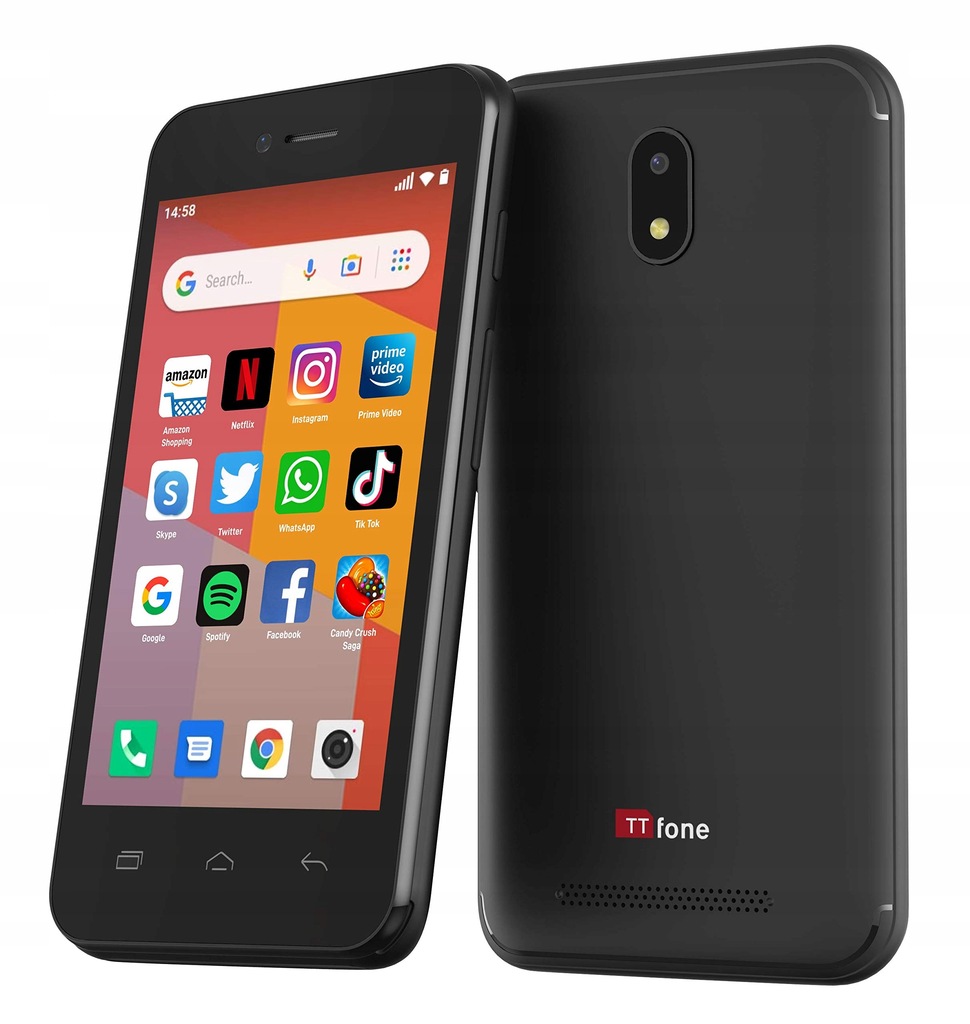 TTfone TT20 Smartfon 3G Android 8 GB Dual SIM