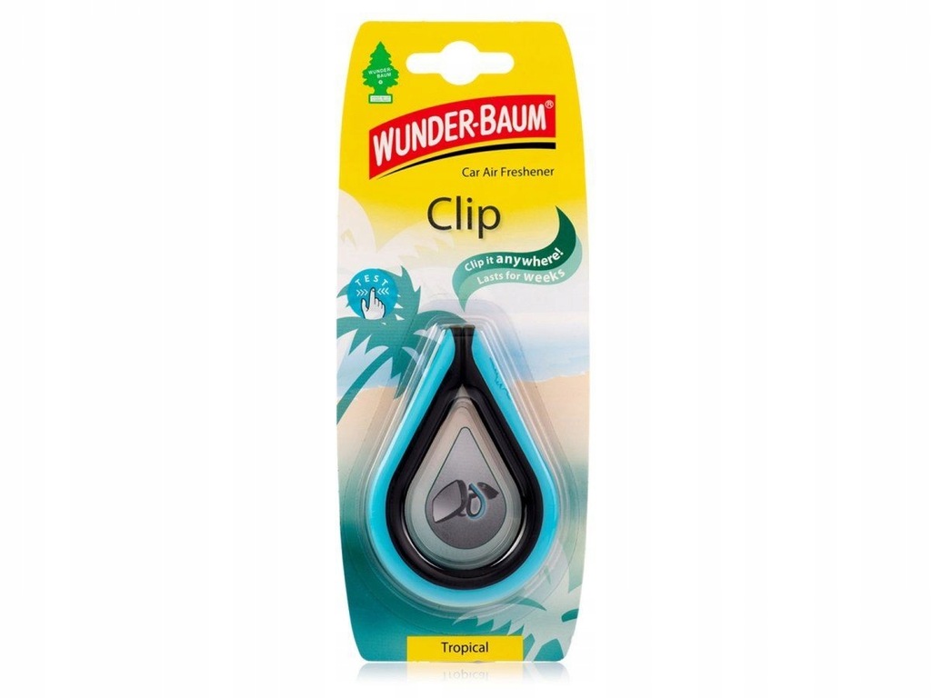 Wunder-Baum Clip Tropical zapach samochodowy