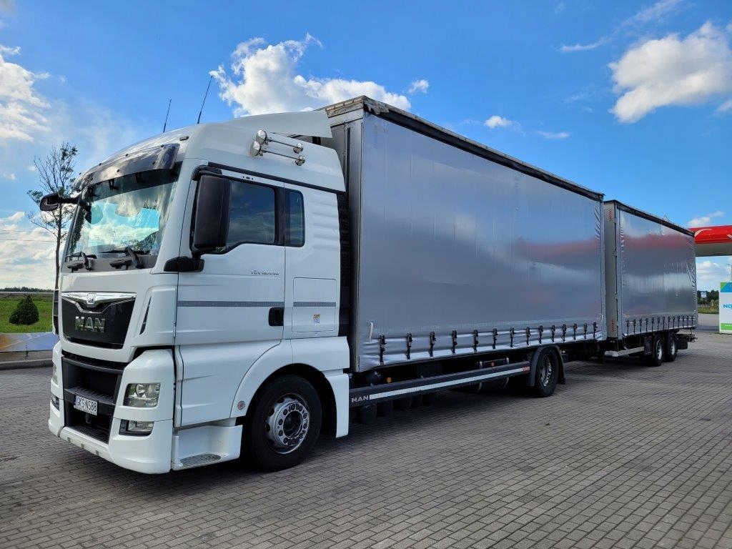 MAN TGX TANDEM 7.7+7,7m Przelot 580.000km ORG....