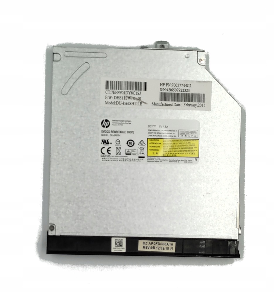 Napęd nagrywarka HP 700577-HC2 DU-8A6SH