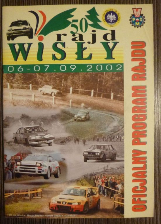 Rajdy-50. Rajd Wisły 2002 - program