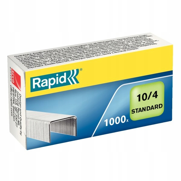 Zszywki Rapid Standard 10/4 1M, 1000 szt., 2486290