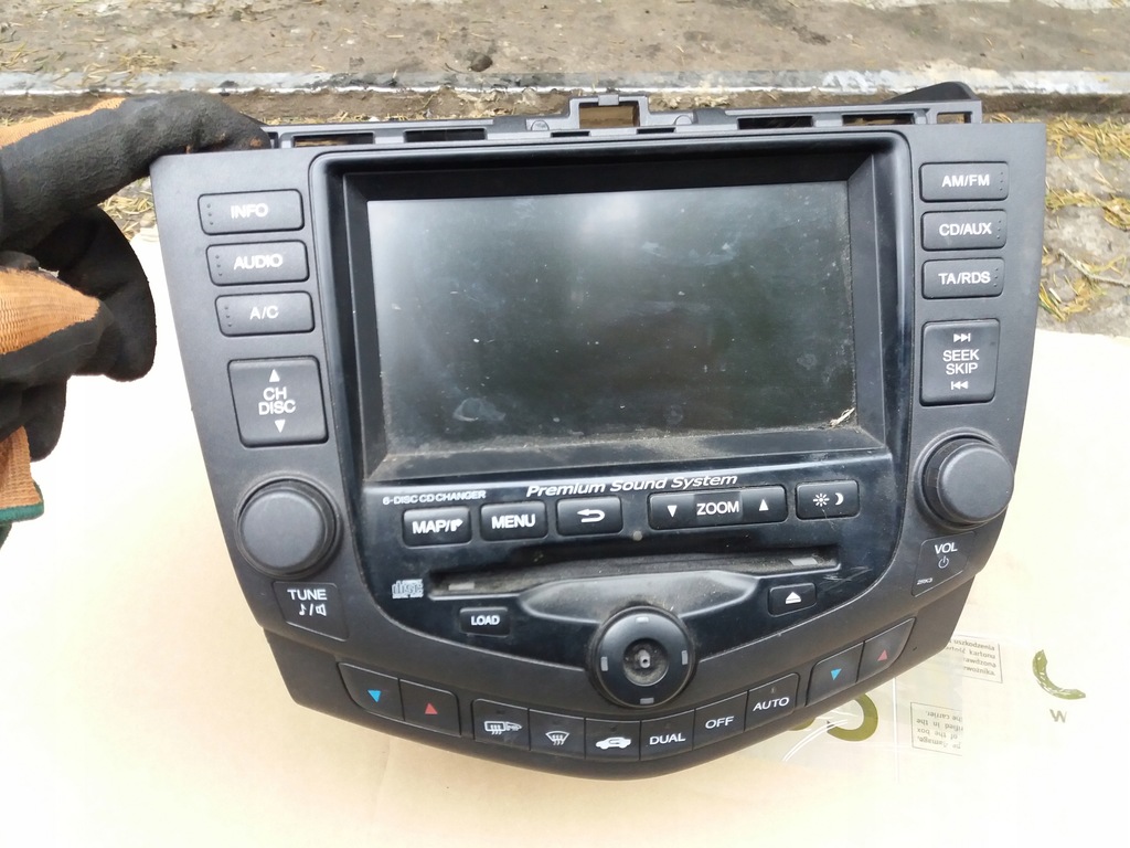 HONDA ACCORD VII RADIO NAWIGACJA ZMIENIARKA CD