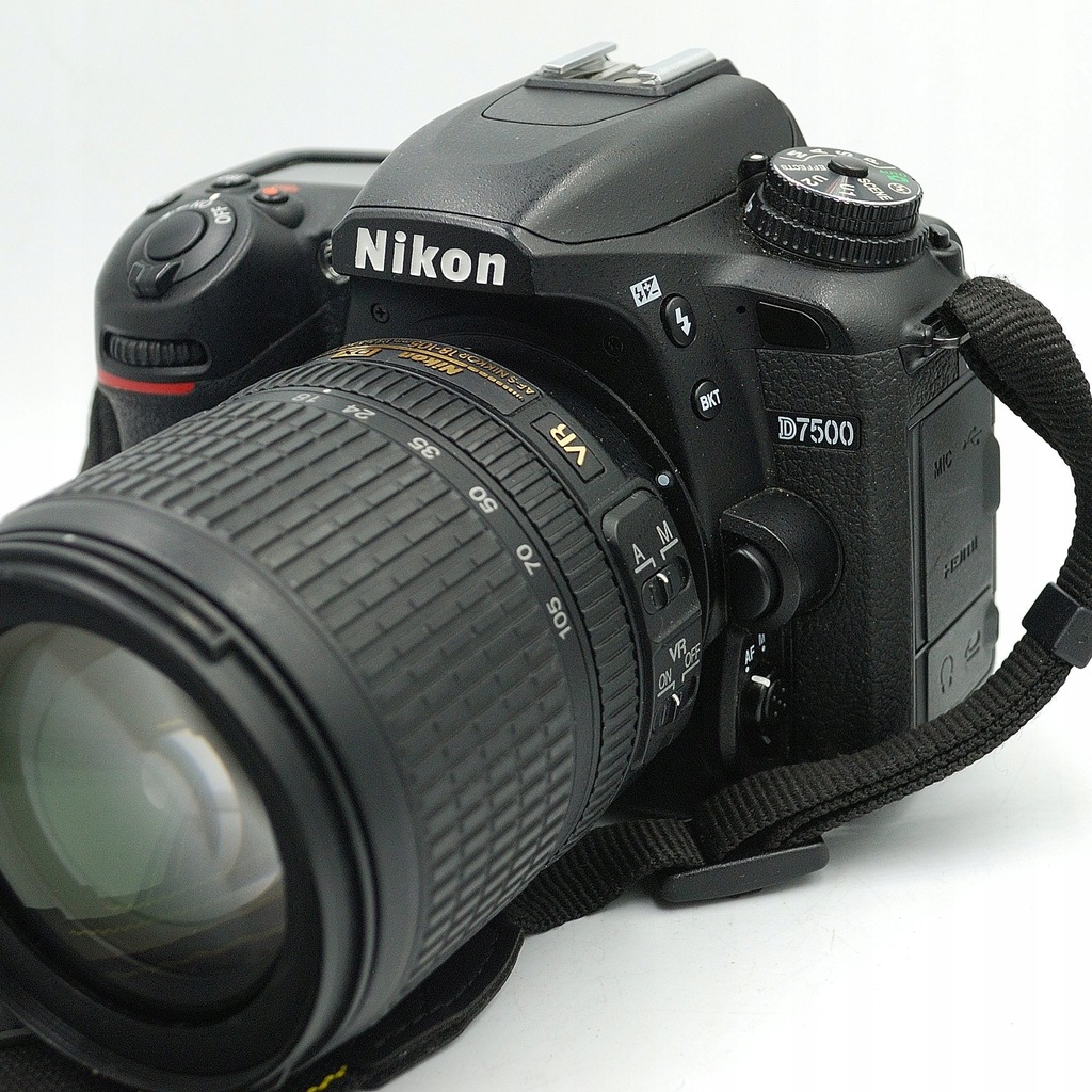 NIKON D7500 Nikkor 18-105 VR +SanDisk 16GB +torba