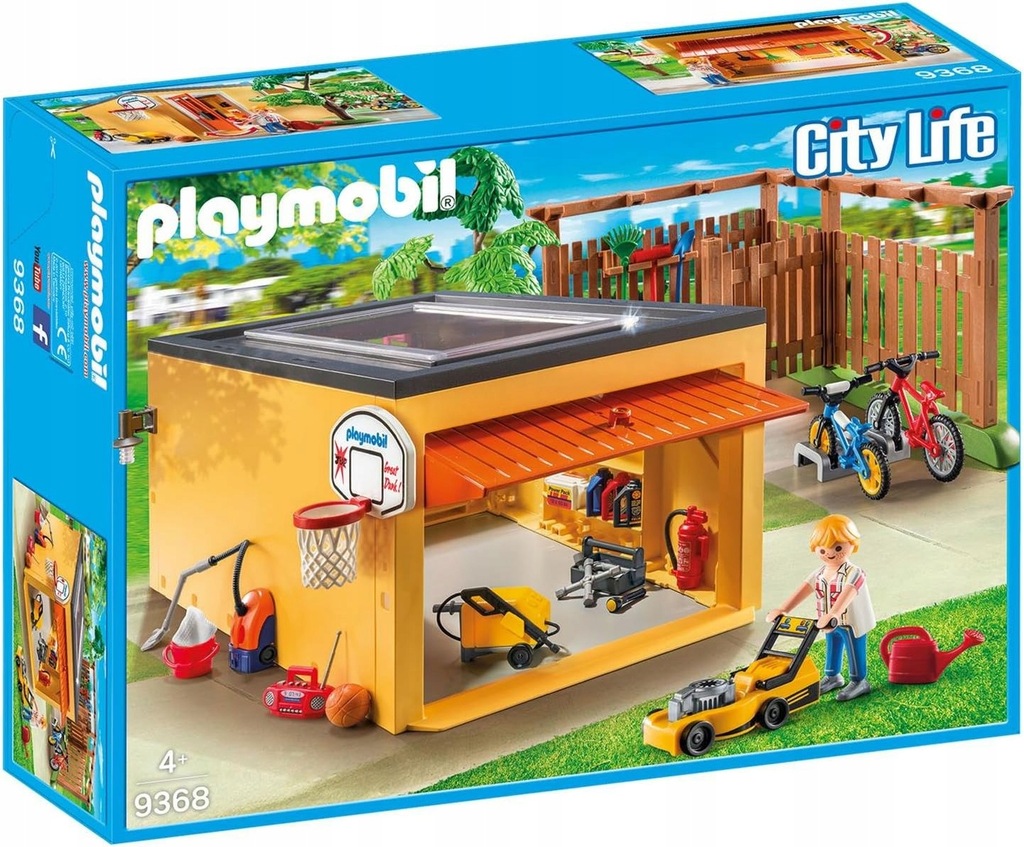 PLAYMOBIL 9368 GARAŻ Z MIEJSCEM NA ROWERY