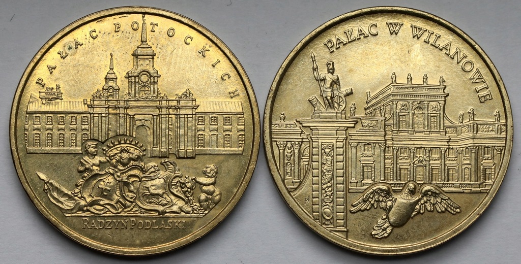 1862. 2 złote 1999 i 2000 - zestaw (2szt)