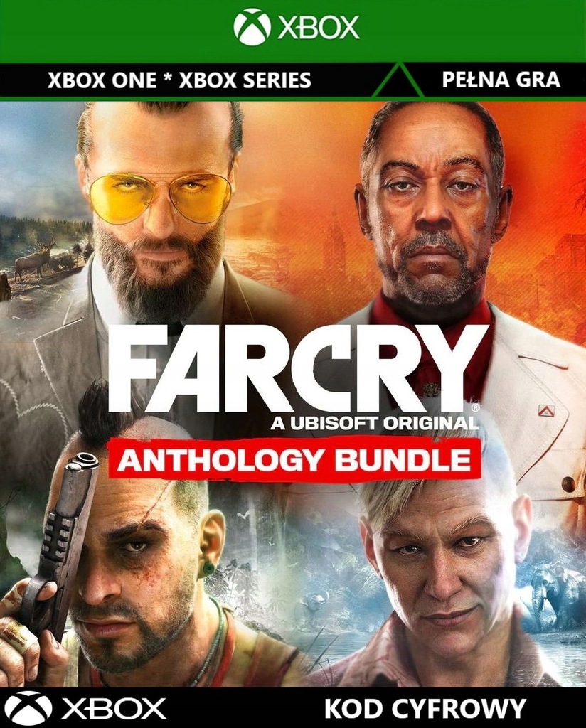 FAR CRY ANTHOLOGY ZESTAW | 4 GRY | XBOX | KOD | KLUCZ |