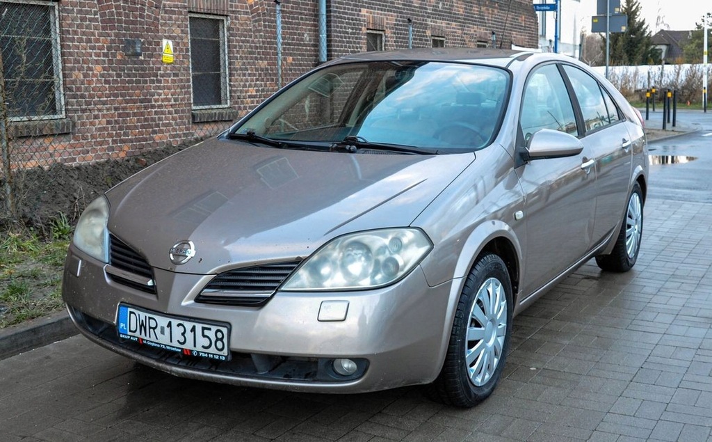 Nissan Primera 1,8 LPG 2007 r. Salon PL 1 wlas...