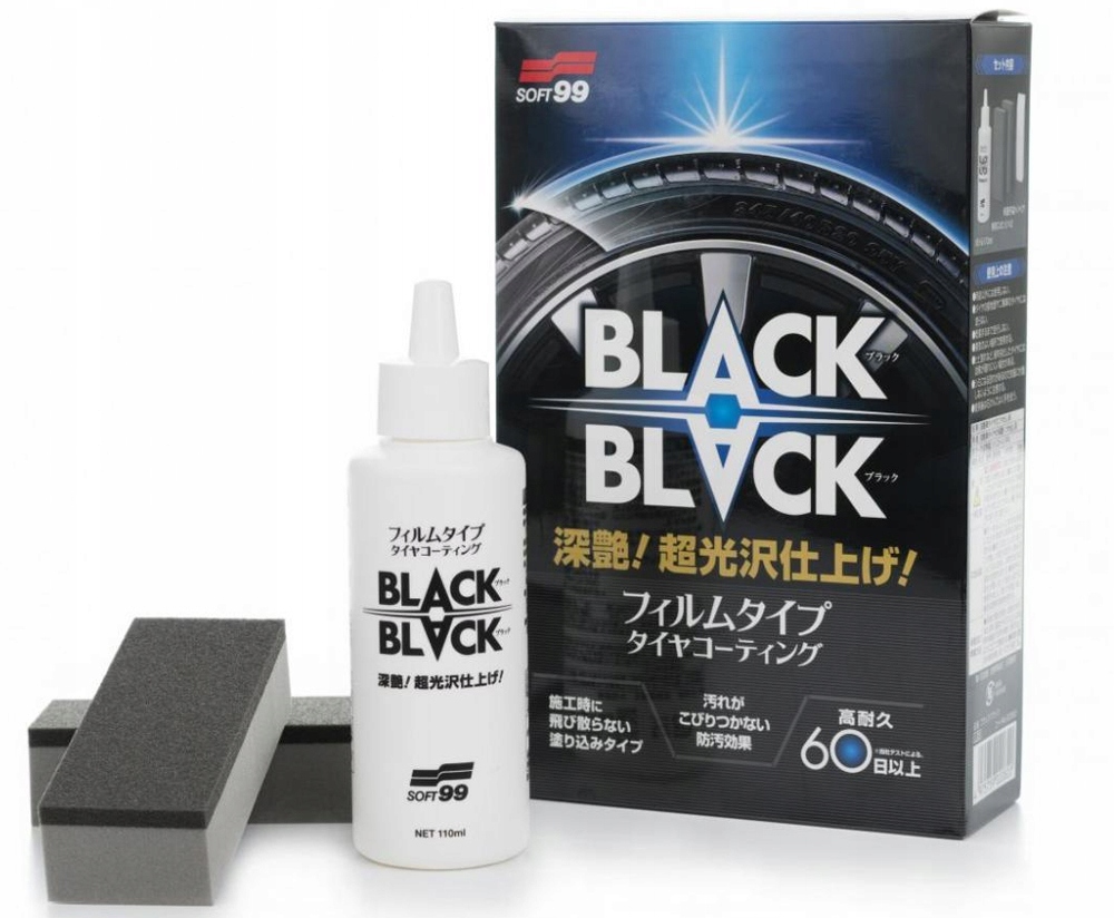 Soft99 Black Black 110ml do pielęgnacji opon