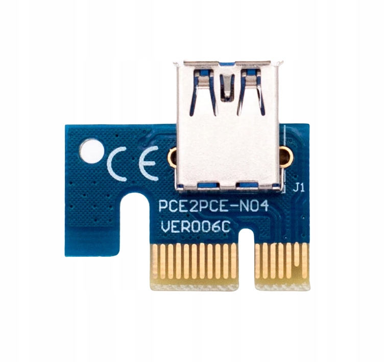 Adapter pcie x1 USB 3.0 riser PCE2PCE-NO4