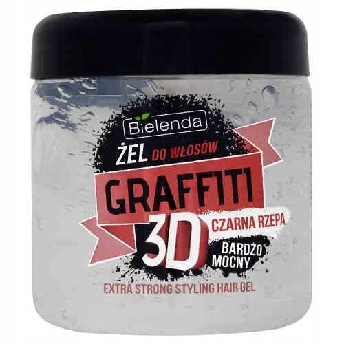 Bielenda Graffiti żel do włosów 250 czarna rzepa m