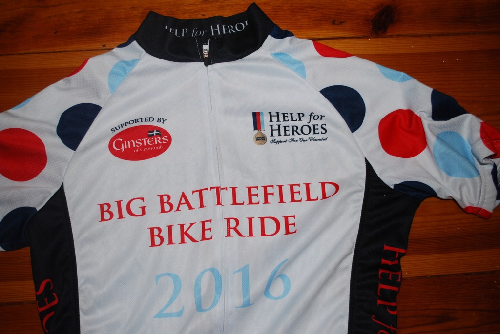 HELP FOR HEROES S KOLOROWA KOSZULKA NA ROWER