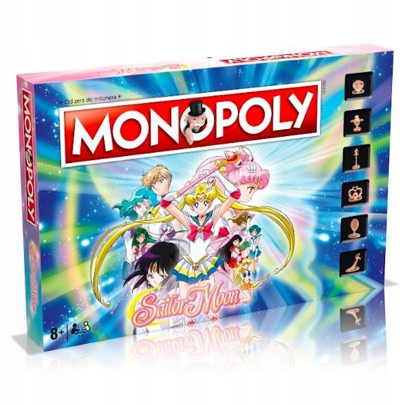 Winning Moves Gra Monopoly Sailor Moon Czarodzieje