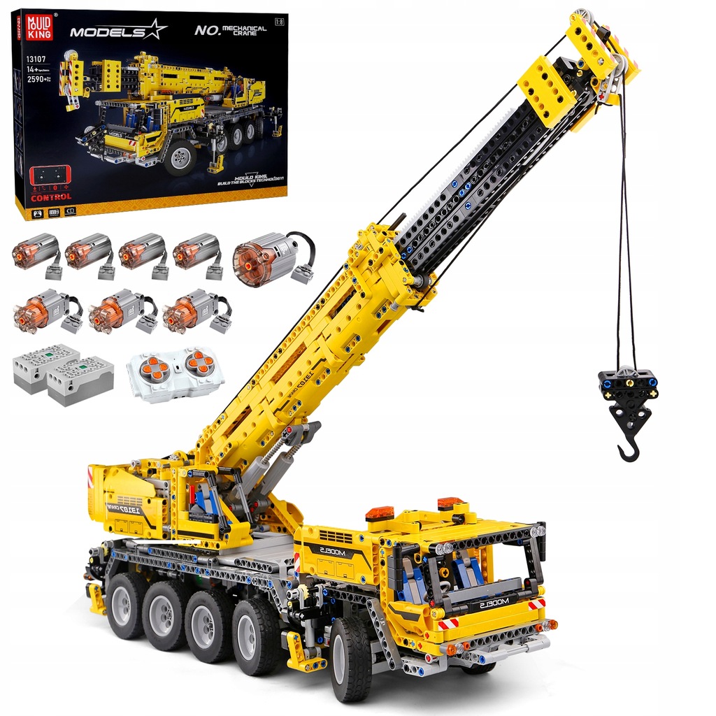 Mould king Technic RC Mobile Crane MK II Model Building blocks Kits toy