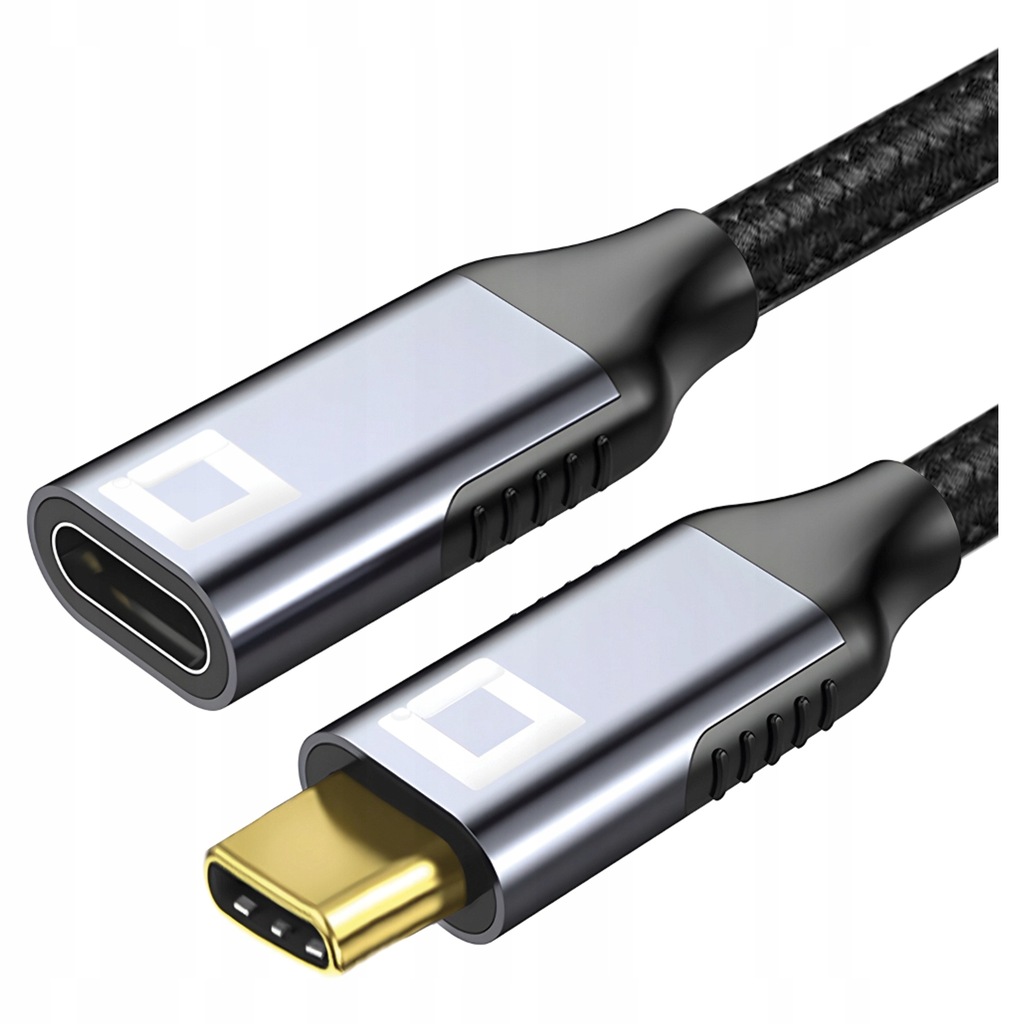 CO2 KABEL PRZEDŁUŻACZ USB-C SZYBKIE ŁADOWANIE USB TYP C 4K 20GBPS 100W 2M