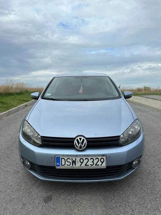 Volkswagen Golf VI 2.0 TDI błękitny, 6 biegów, bogate wyposażenie