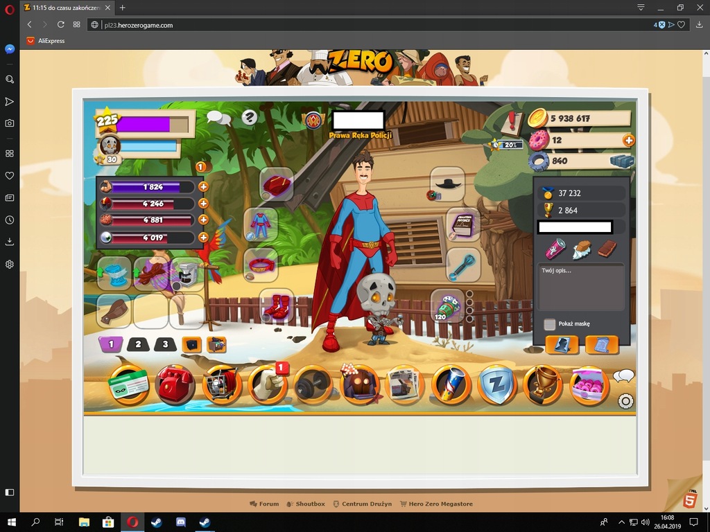 Konto Hero Zero Pl 23 Okazja 8039179187 Oficjalne Archiwum Allegro