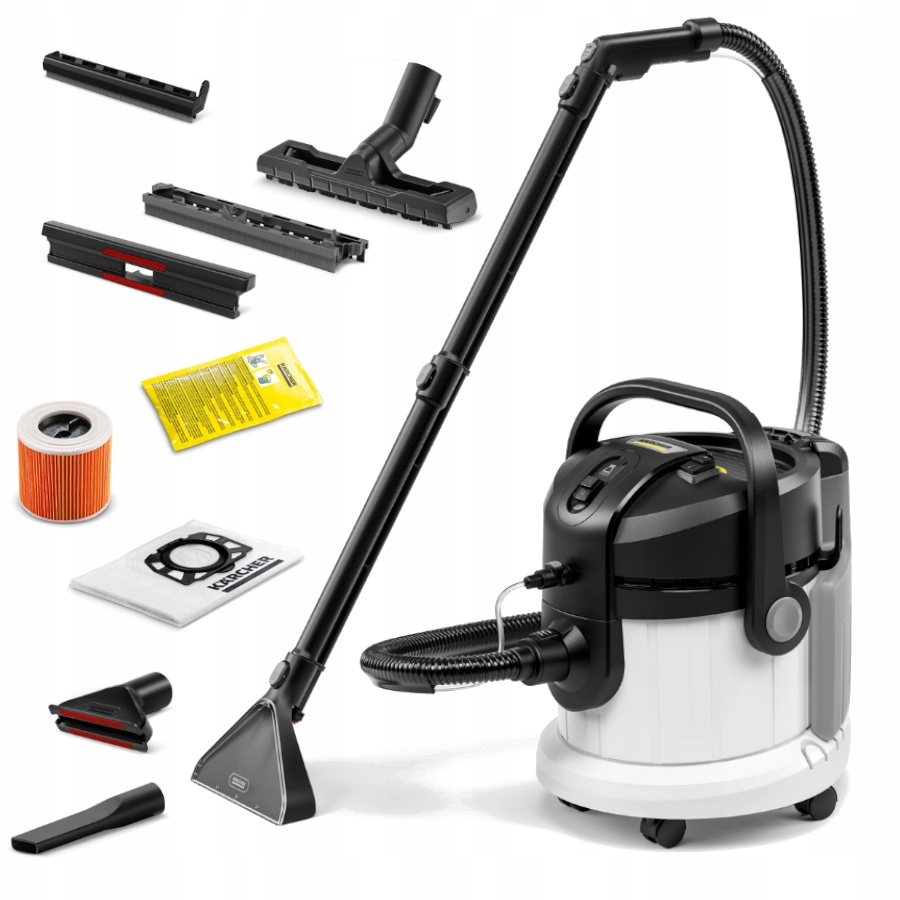 Odkurzacz piorący do dywanów tapicerki Karcher SE 4 1.081-150.0 1000W biały
