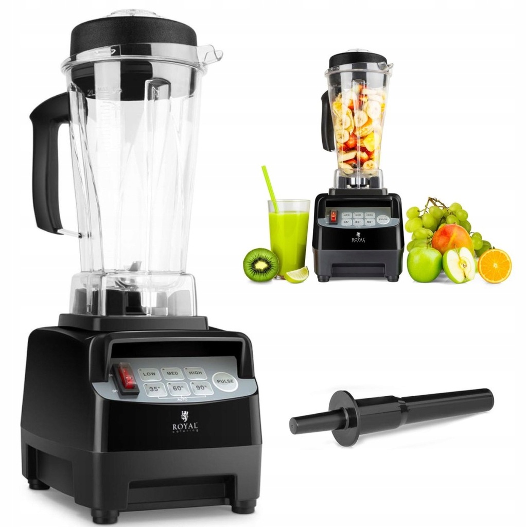 Blender kielichowy barmański do baru 2L 1500W - cz