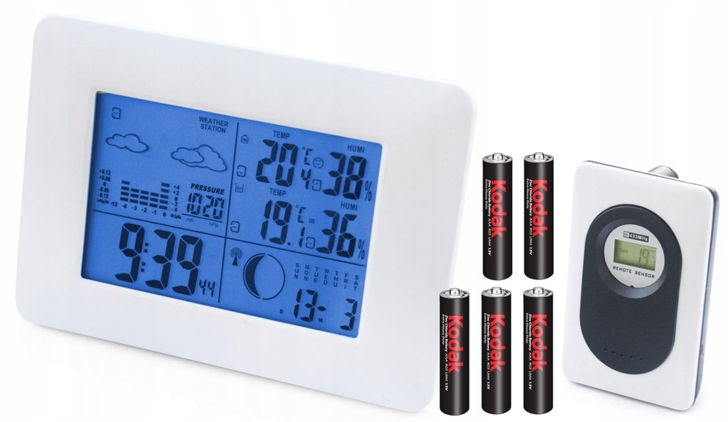 STACJA POGODY METEO SP48 HIGROMETR BAROMETR + BAT