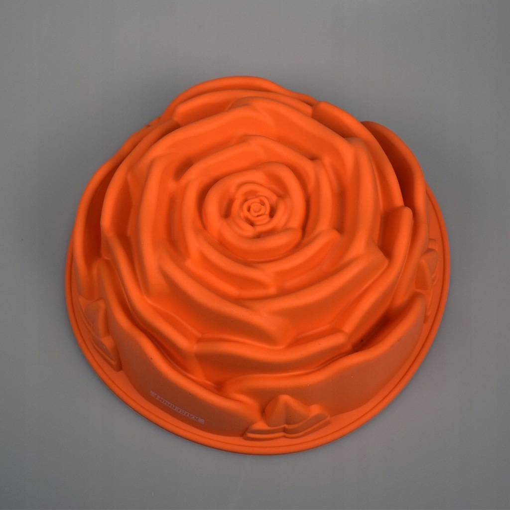 Forma silikonowa do pieczenia ciast Róża-pomarańcz