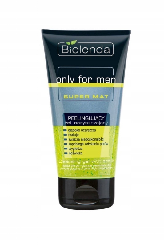 Bielenda Only For Men Super Mat peelingujący żel