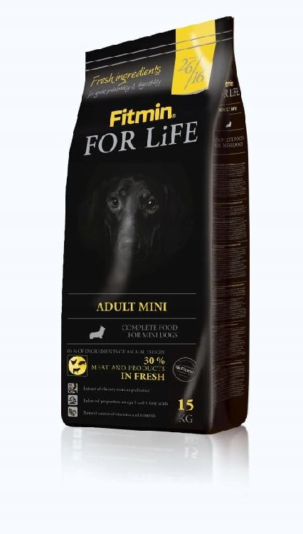 FITMIN FOR LIFE ADULT MINI 2 x 15kg + GRATIS