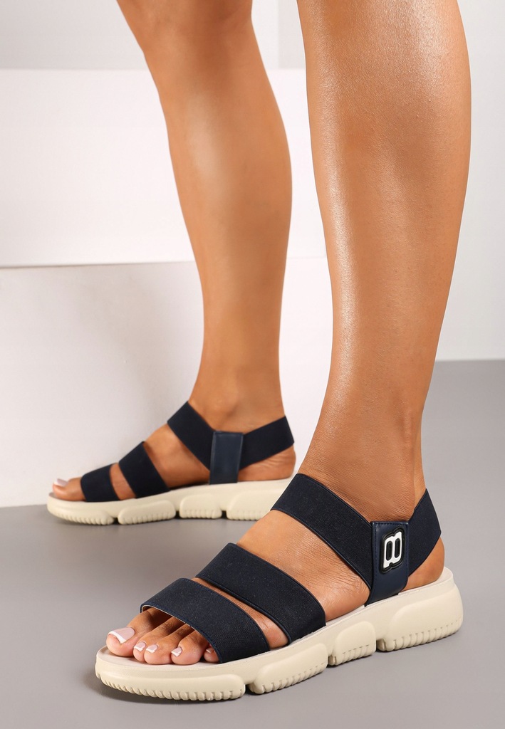 Born2Be Granatowe Sandały damskie 41 Casual