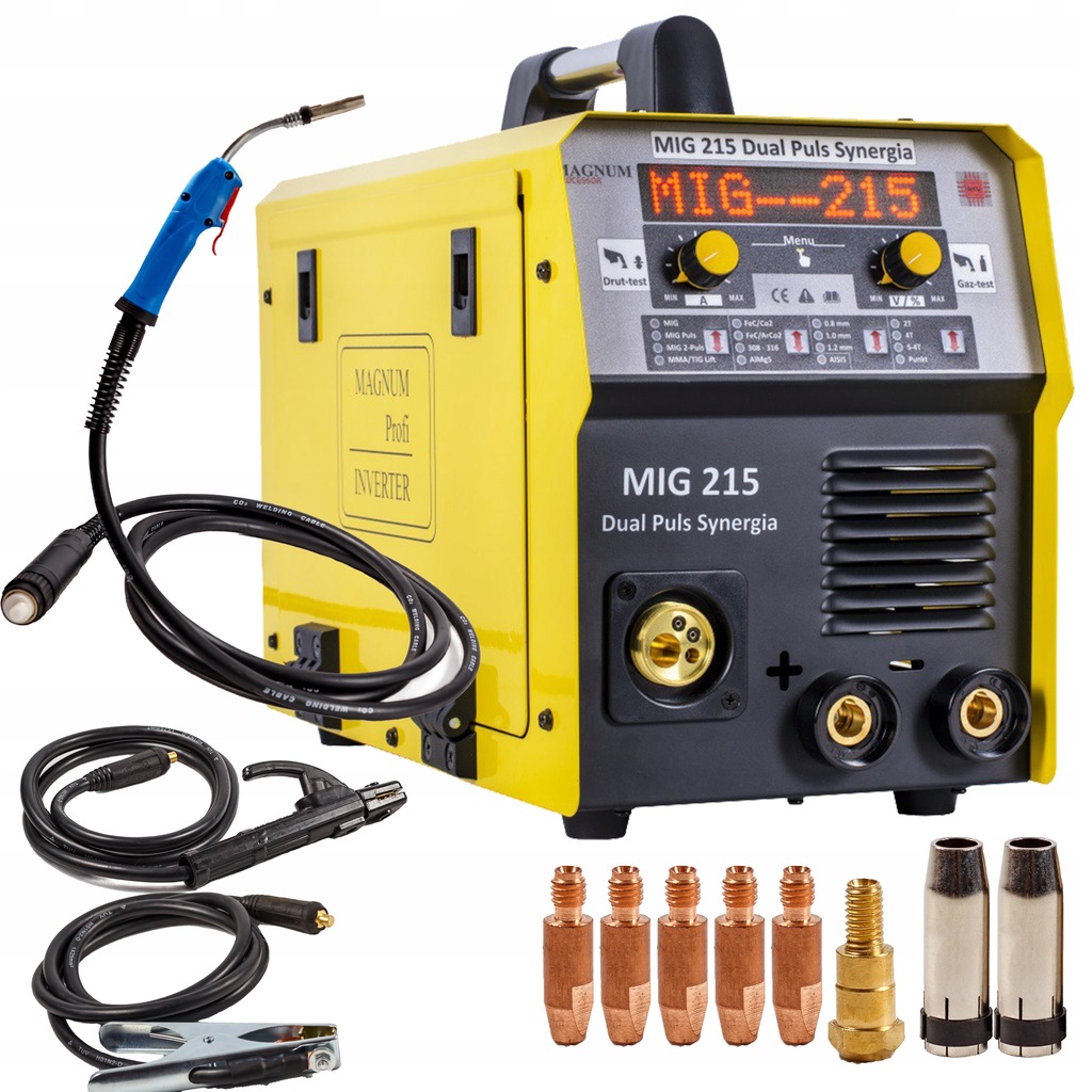SPAWARKA MIGOMAT MAGNUM MIG 215 DUAL PULS SYNERGIA