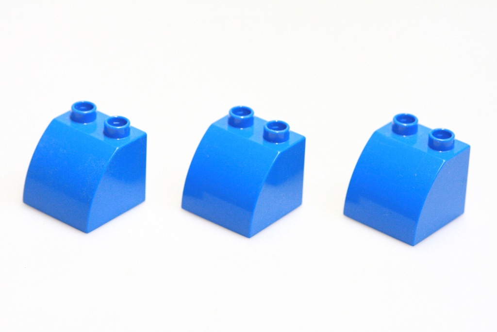 Lego Duplo klocek niebieski 3 sztuki