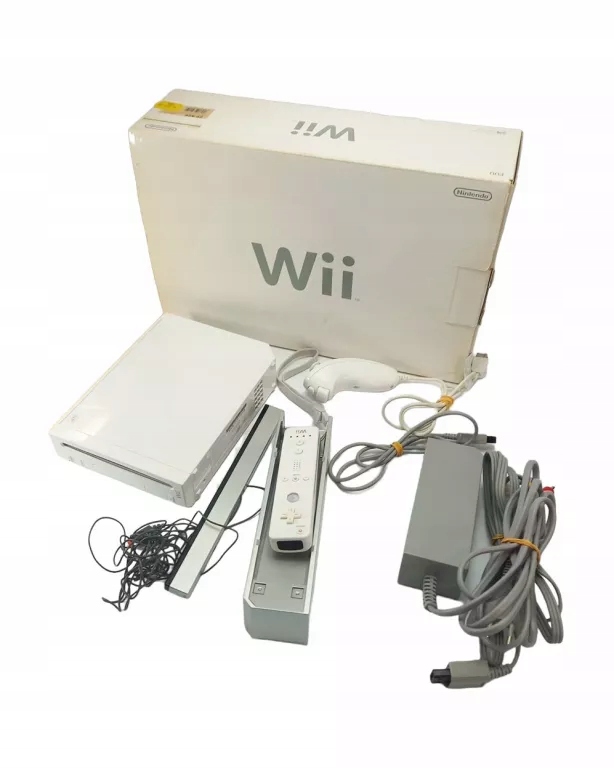 KONSOLA NINTENDO WII RVL001 KOMPLET 12946702421 oficjalne archiwum