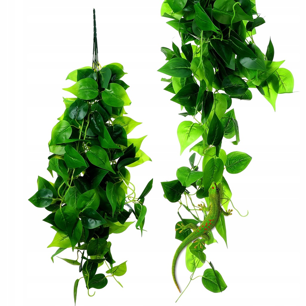 2Pcs Reptile Fake Plants Reptile Artificial Plants 13471570711