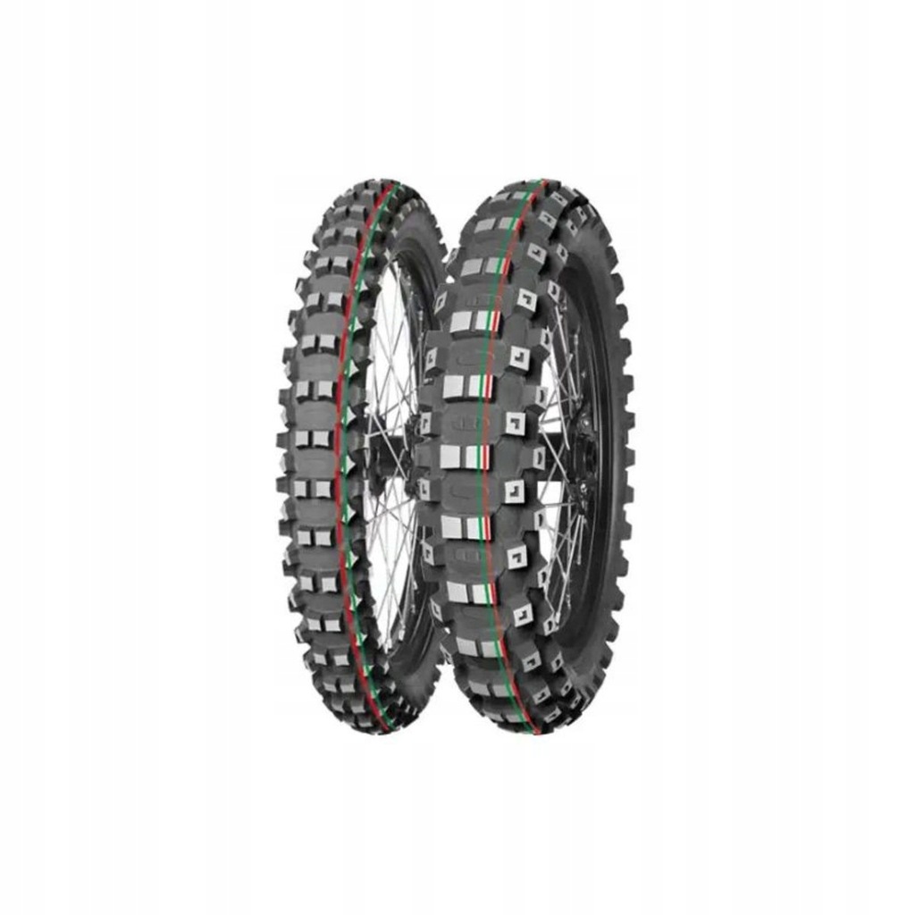 MITAS 60/100-14 TT 29M TERRA FORCE-MX MH Przód red & green stripe