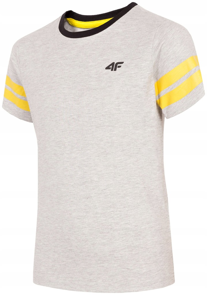 4F koszulka chłopięca t-shirt JTSM202A szary 164