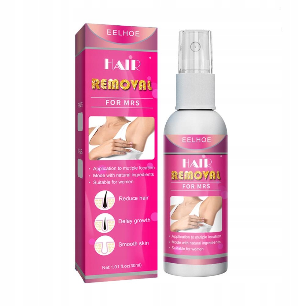 Power Hair Removal Spray Is Naturally Painless