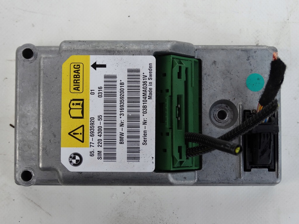 MODUŁ SENSOR AIRBAG PODUSZEK BMW Z4 E85 6935920 11147104313